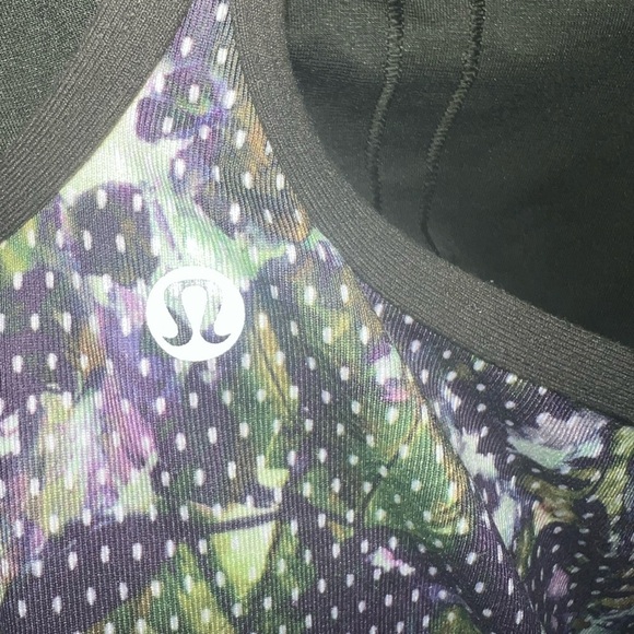 LULULEMON Power Y Floral Tank in Gator Green Size 4 - Picture 6 of 9